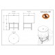 Medaus nusodinimo talpa 120L