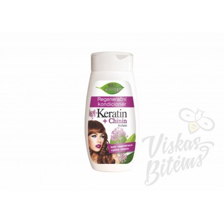 Atkuriamasis šampūnas su keratinu ir kofeinu, 260 ml