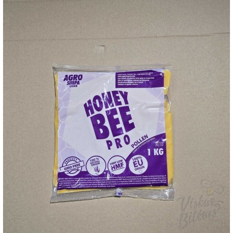 Kandi tešla - HONEY BEE PRO 1 kg  su žiedadulkėmis